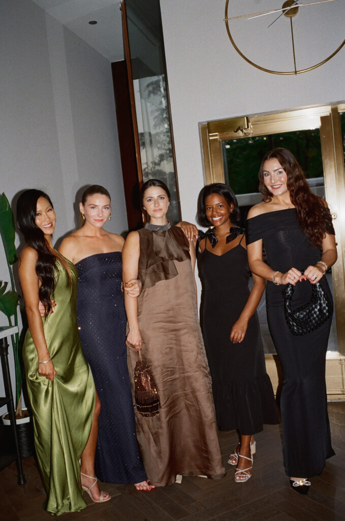 Wedding Guests at Reception details at The Exchange in Chicago 